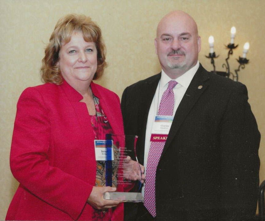 Barbara Lynn Kennedy VDOT Contractor of the Year Award - The Kennedy Company of VA